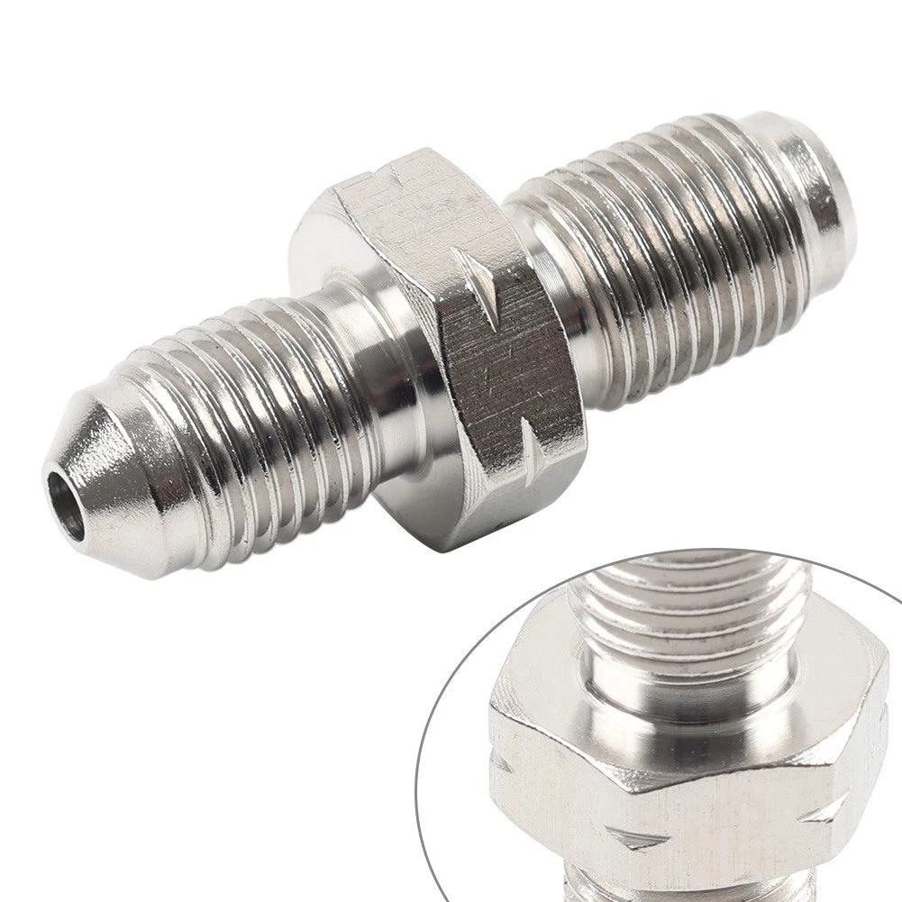 AN3 to M10x1.0 Stainless Steel Brake Fittings Adapter 3/8x24 UNF
