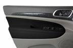 Carbon Fiber Front Insert Door Panel Cover for Jeep Grand Cherokee (2011–2019)