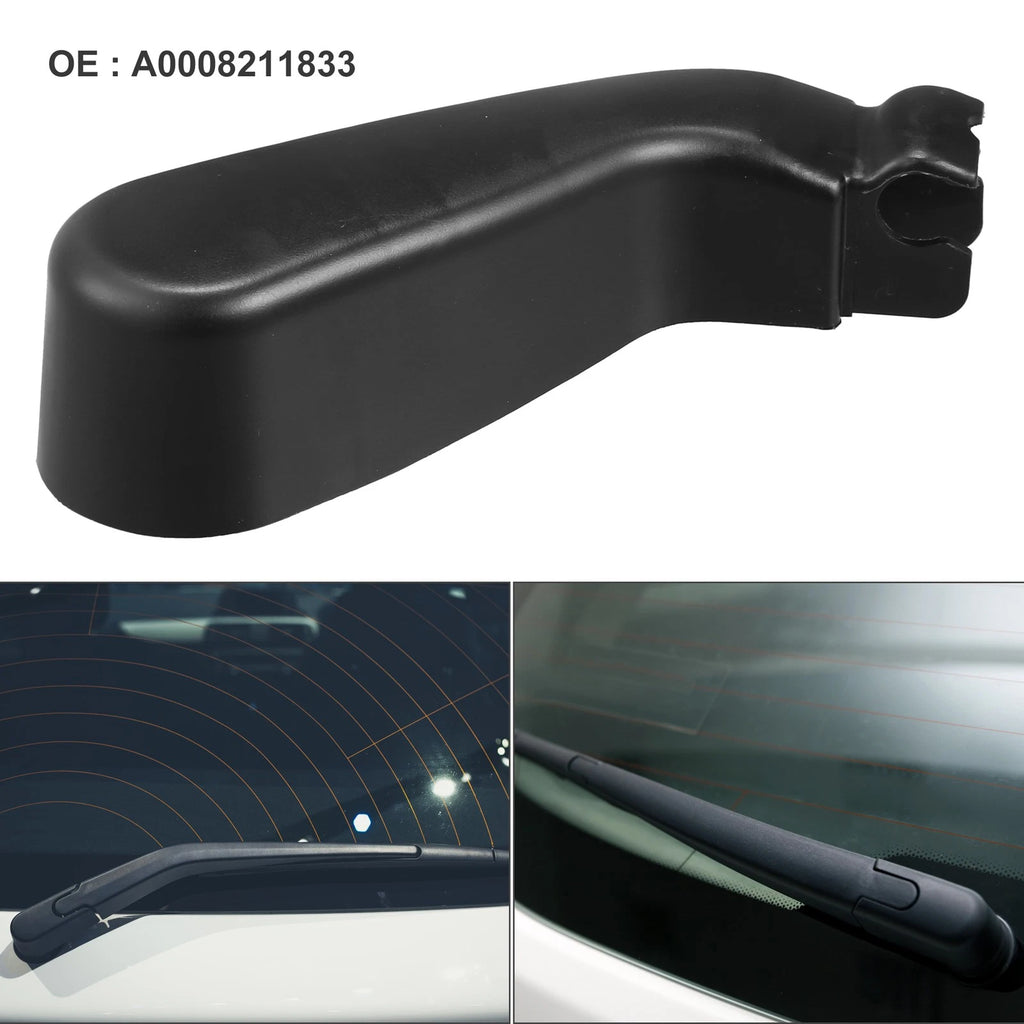 Rear Windshield Wiper Arm Nut Cover for Mercedes-Benz Viano Vito (2003–2012) Black