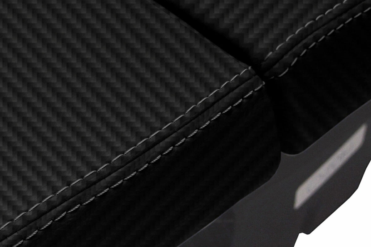 Carbon Fiber Console Lid Armrest Cover for BMW E63 E64 650 (2003–2010)