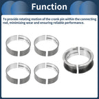 Main Bearing Set No. 1220740F00 for Nissan Frontier (1998–2004) 10 Pcs