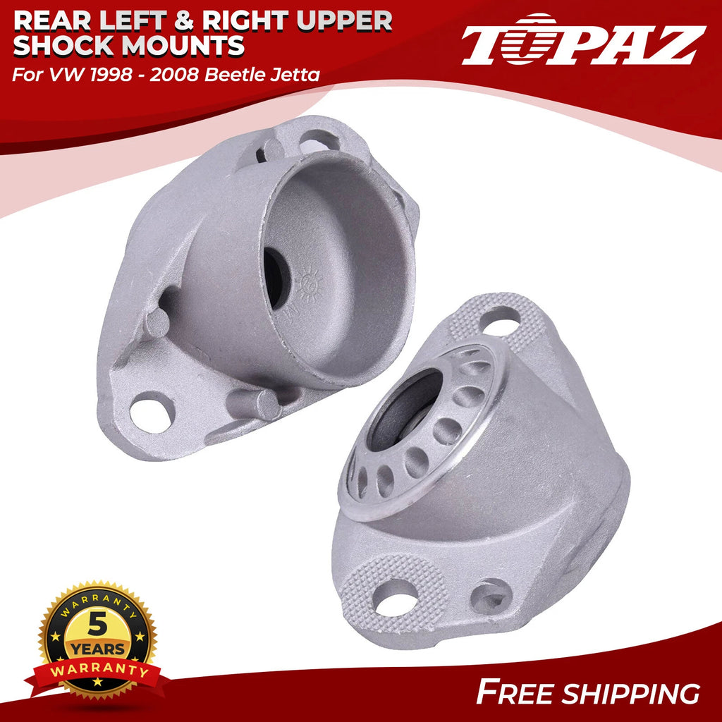 2X Upper Shock Mounts for VW Beetle Jetta (1998–2008)
