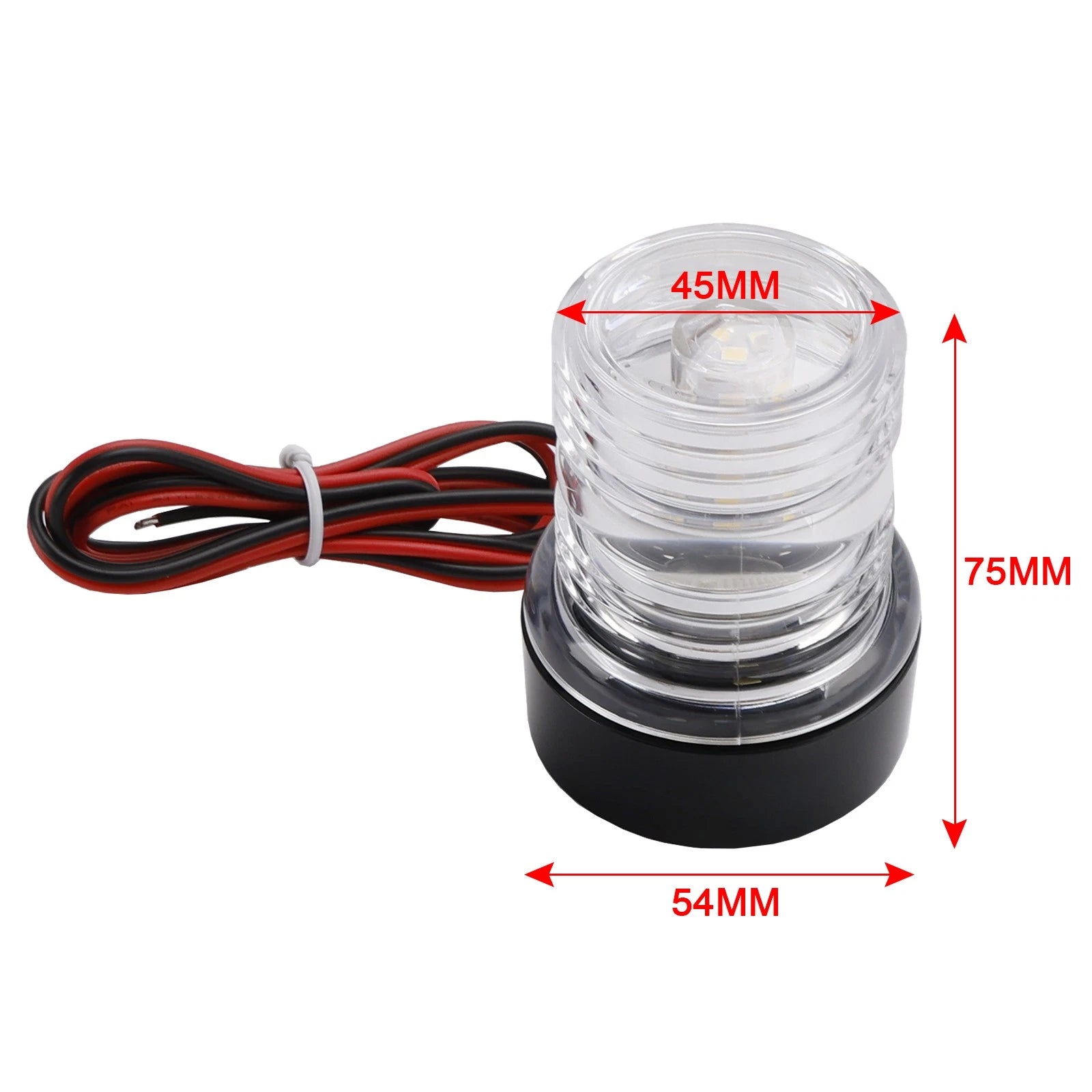 Navigation Signal Light for Boat Yacht (10-24V DC, IP66)