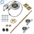Live Rear Axle Kit with Brake Assembly and Sprocket Hub for Go Kart ATV (32")