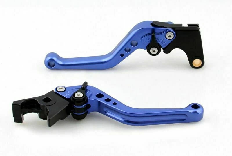 Short Brake Clutch Levers for Honda CBR929RR (2000–2001) Blue T9