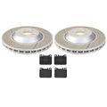 Front Brake Kit with Drilled Rotors & Brembo Pads for MB W205 C63 AMG (2015–2021)