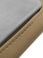 Sunvisors Cover Set for Toyota Corolla (2002–2008) Beige Tan PVC Leather