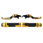 Gold Extendable Brake Clutch Lever for Honda CBR650R CBR650F (2019–2023)