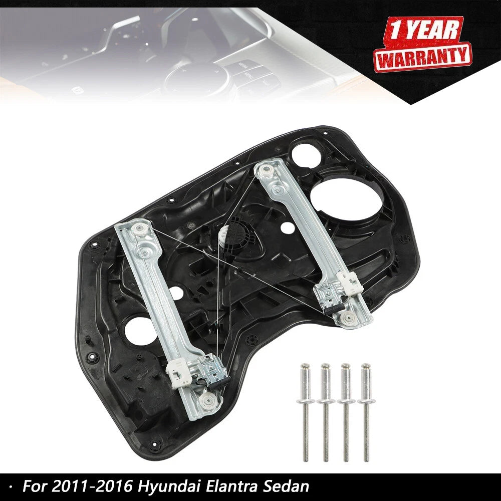 Power Window Regulator with Motor for Hyundai Elantra (2011â2016) Front Left