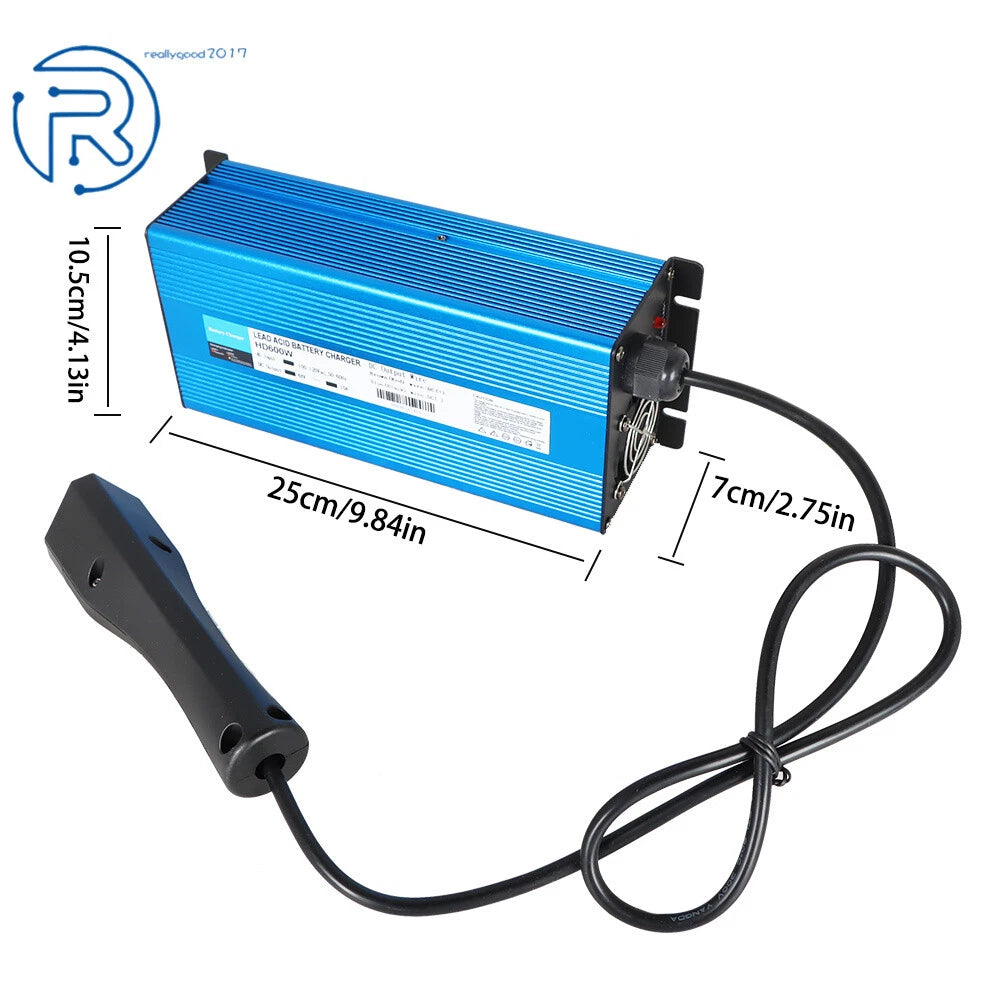 48V 10A Battery Charger for EZGO RXV & TXT (2008–2023)