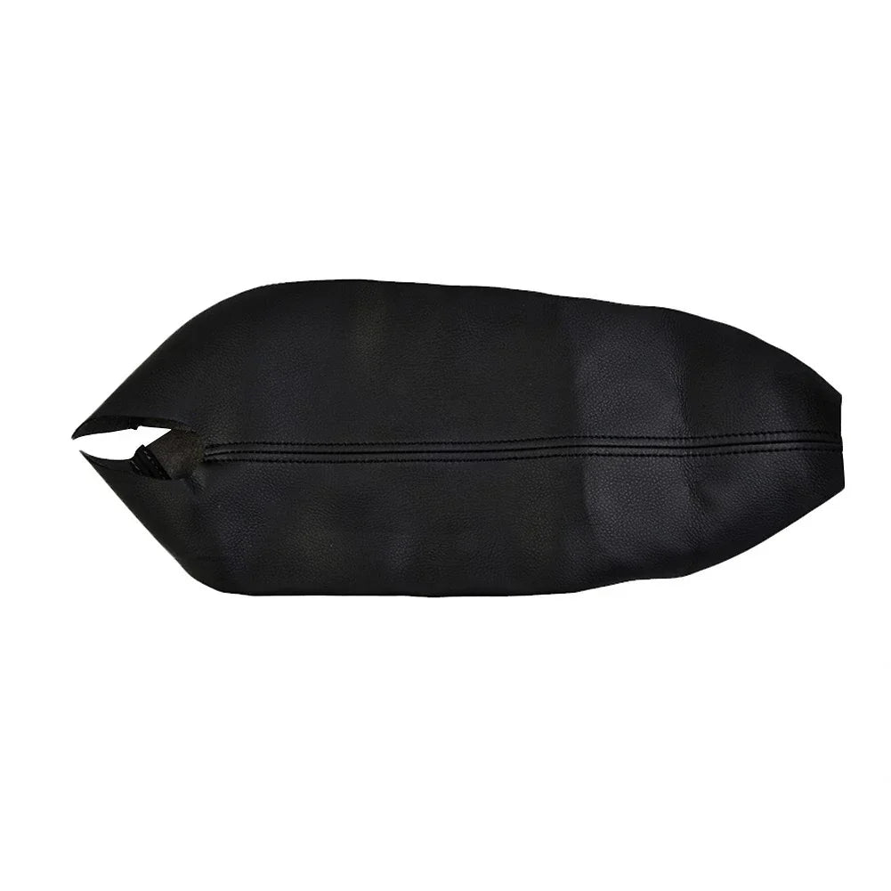 Leather Armrest Center Console Lid Cover for Black Car (2008���2012)
