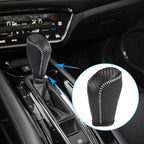 Shift Knob Cover for Mazda 3 (2014–2018) - Black with Gray Stitches