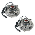 Set of 2 Front Timken Wheel Bearing Hub Assemblies for Ford F-150 (2009–2010)