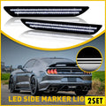 Set of 4 LED Rear Side Marker Lights for Ford Mustang (2015–2022)