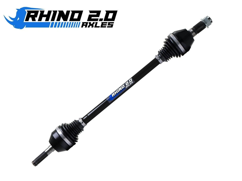 2X SuperATV Front Heavy-Duty 2.0 Rhino Axle for Can-Am Maverick R (2024+)