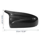 Pair of Carbon Fiber Pattern Rear View Mirror Covers for BMW E70 E71 E72