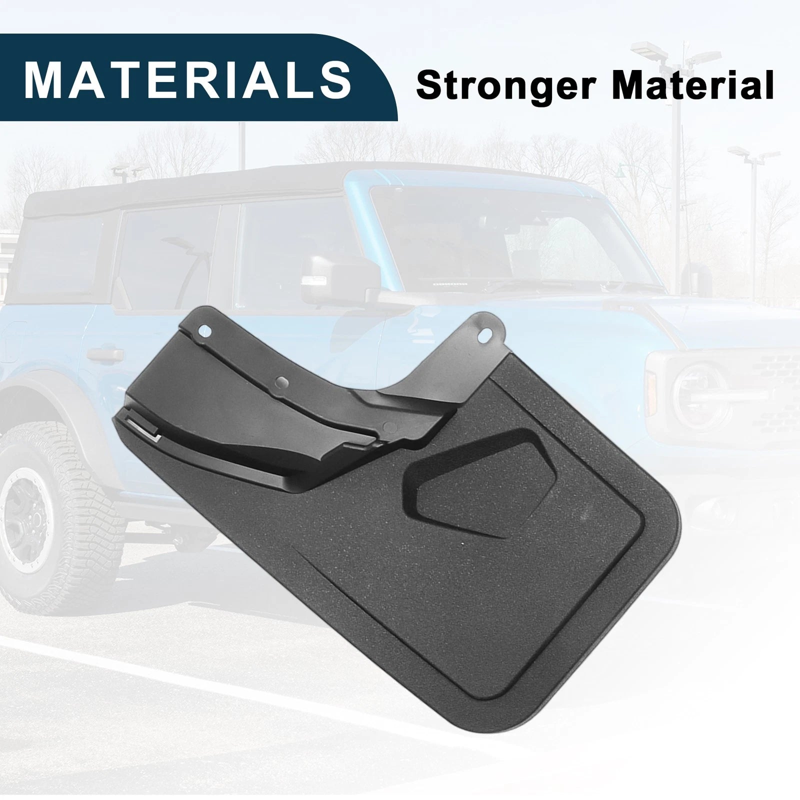 Mud Flap Splash Guard for Ford Bronco (2021–2024)