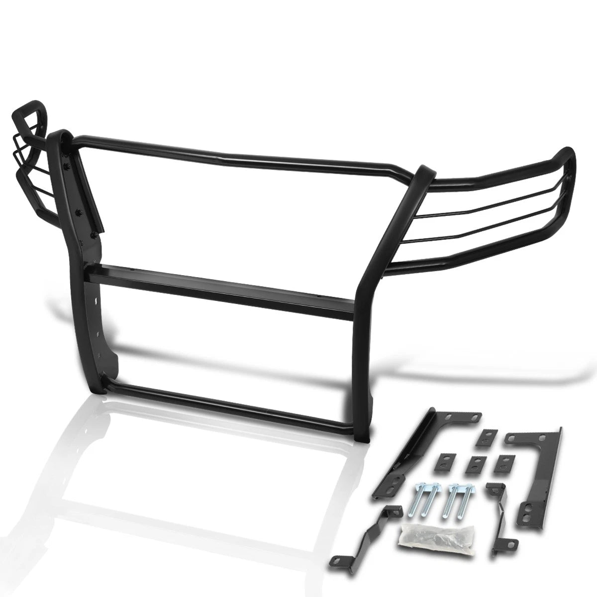 Front Bumper Brush Grille Guard for Chevy Colorado (2015–2019) - Coated Black