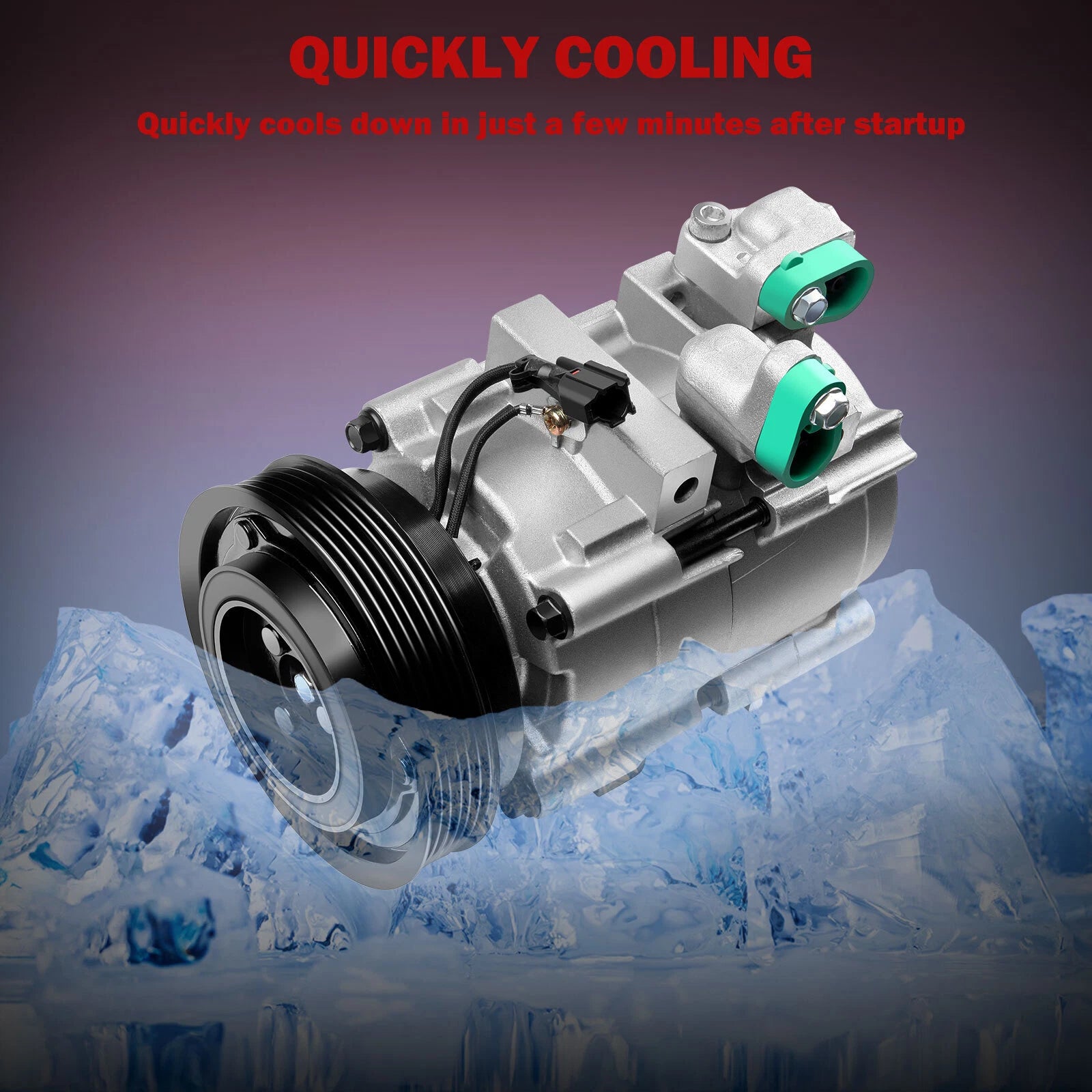 A/C Compressor for Hyundai Santa Fe (2003–2006) & Kia Amanti (2004–2006)