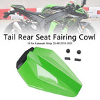 Racing Tail Rear Seat Fairing Cowl for Kawasaki ZX6R (2019–2025) Green
