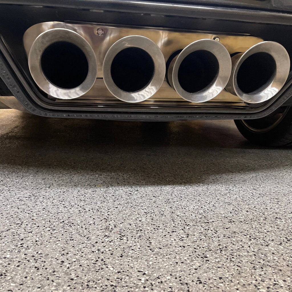 Stainless Steel Rear Lower Bumper Filler Panel for Corvette Z06 (2014–2019)