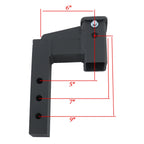 Trailer Hitch Extender for 2 Inch Receiver (6 Inch Rise/Drop)
