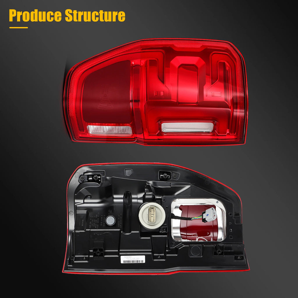 Full LED Tail Lights with Blind Spot for Ford Ranger (2019–2023)
