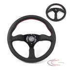 14" Leather Steering Wheel with Hub Adapter for Ford Mustang (1984–2004)