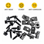 Set of 40 Body Bolts U-nut Clips for Ford Truck