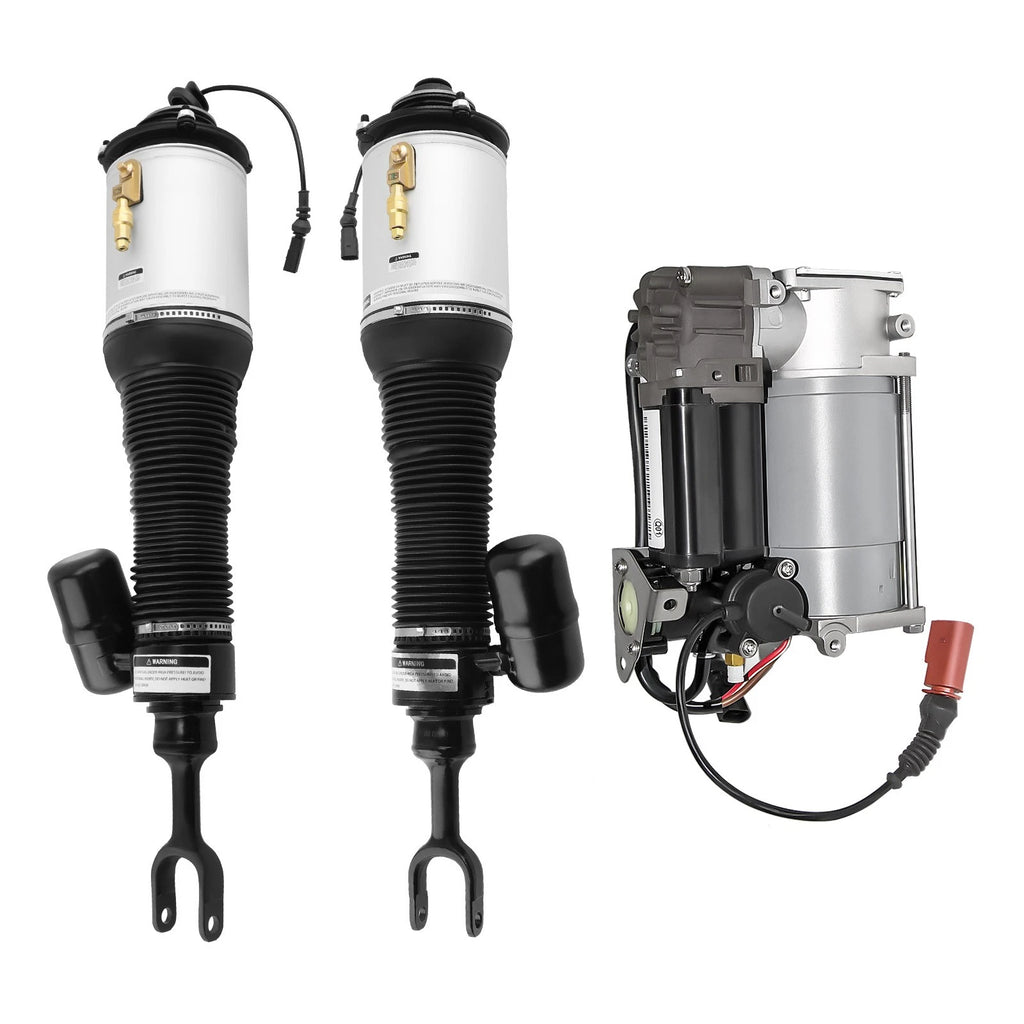 2X Front Air Suspension Shock with Air Pump for VW Phaeton V8 (2003–2012)