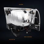 Projector Headlights for Mazda 3 4-Door (2004–2009) Black Housing