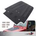 Aluminum Vented Hood Louver for Jeep Wrangler TJ (1997–2002) Black Powder Coated