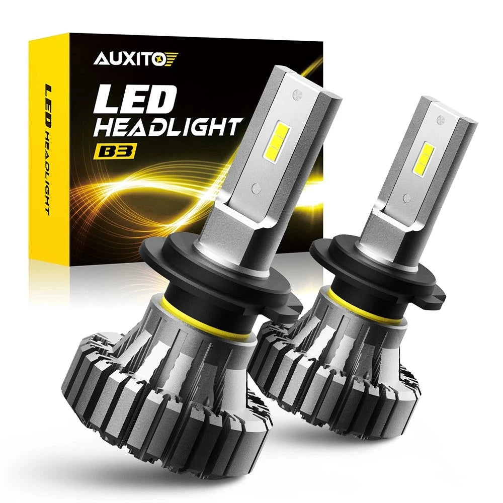 2X H7 CSP LED Headlight Kit for Various Vehicles (20000LM)