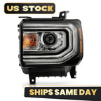 HID/Xenon LED DRL Projector Headlight for GMC Sierra 1500 (2016–2018)