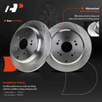 Rear Disc Brake Rotor & Pads + Brake Caliper for Honda CR-V (2005–2006)