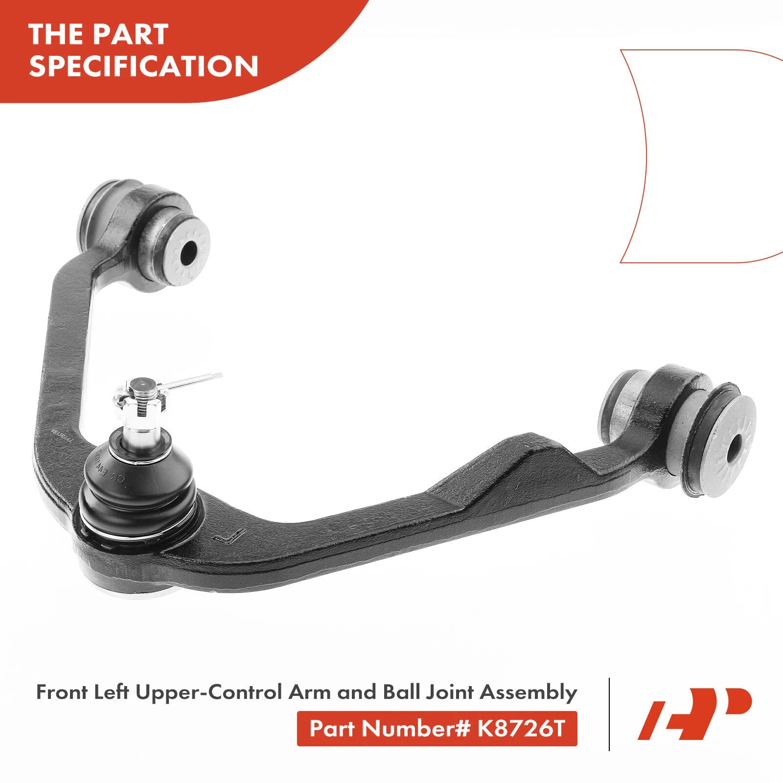 2X Front Upper Control Arm with Ball Joint for Lincoln Ford F-150 F-250