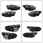 Set of 2 Front Headlights for Jeep Cherokee (2019-2022)