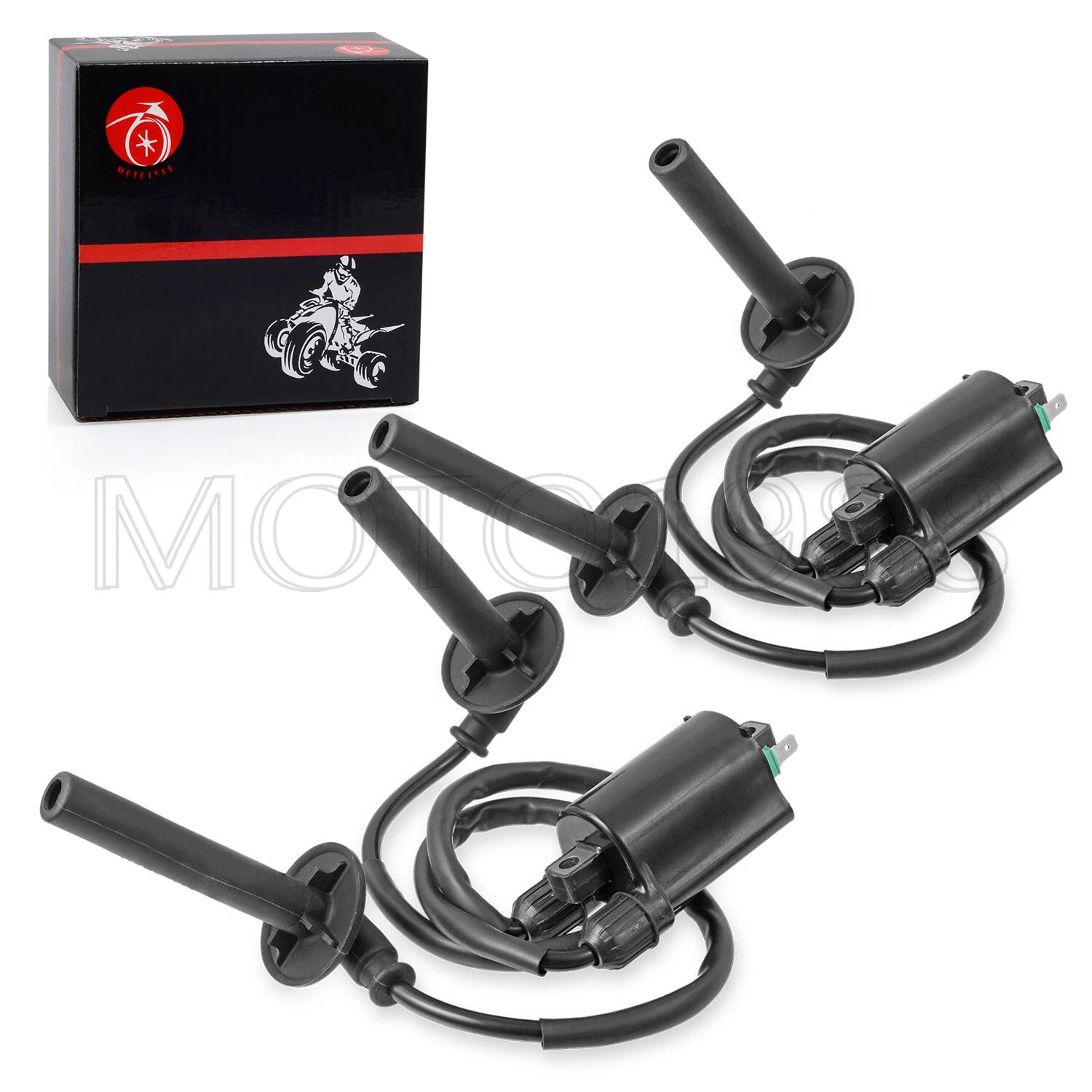 2X Ignition Coil with Spark Plug Cap for Honda ST1100 (1991–2003) #30700-KAF-010