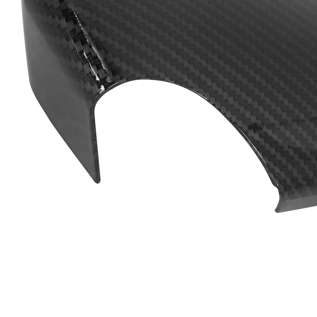 Pair Rear View Mirror Covering Cap Carbon Fiber Pattern for BMW E46 (1998-2005)