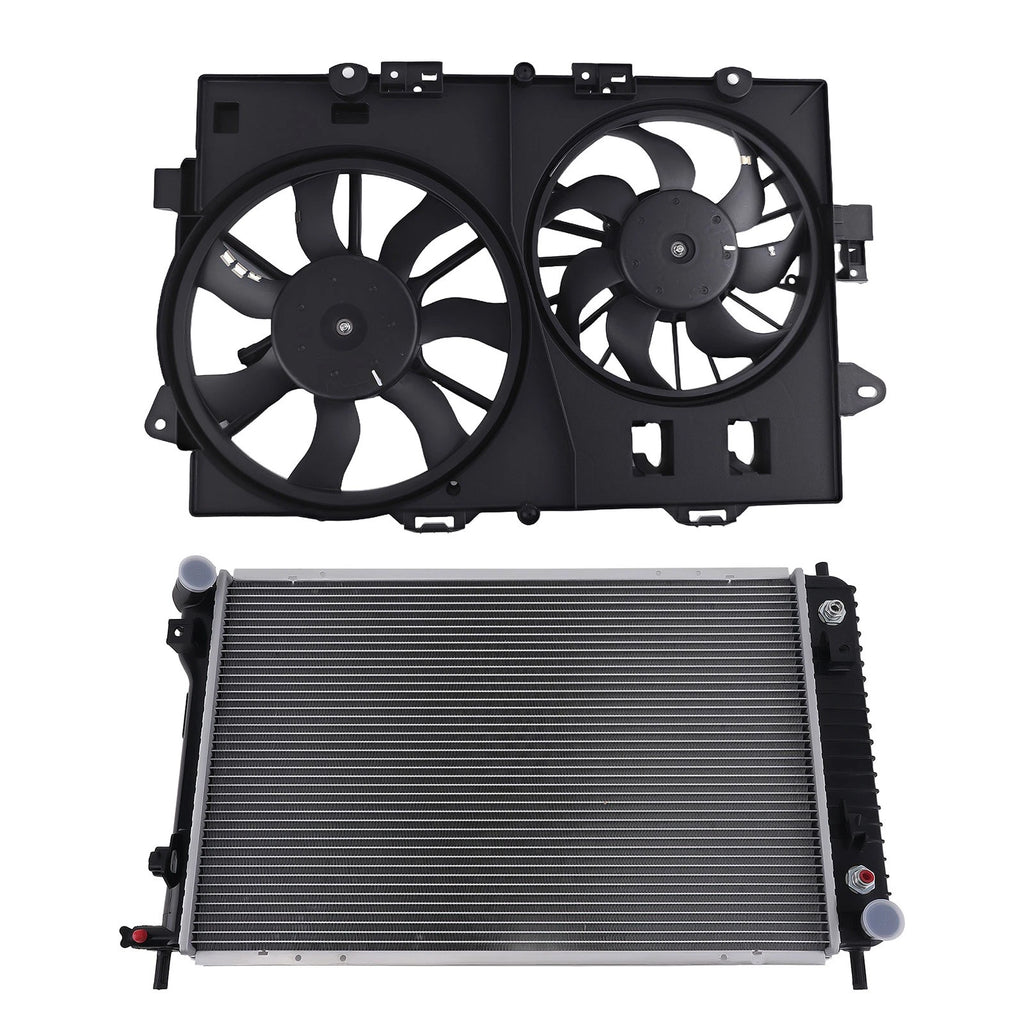 Radiator and Cooling Fan Kit for Chevy Equinox, Pontiac Torrent (2006–2008)