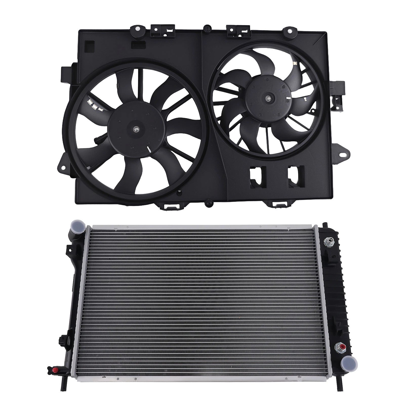 Radiator and Cooling Fan Kit for Chevy Equinox, Pontiac Torrent (2006–2008)