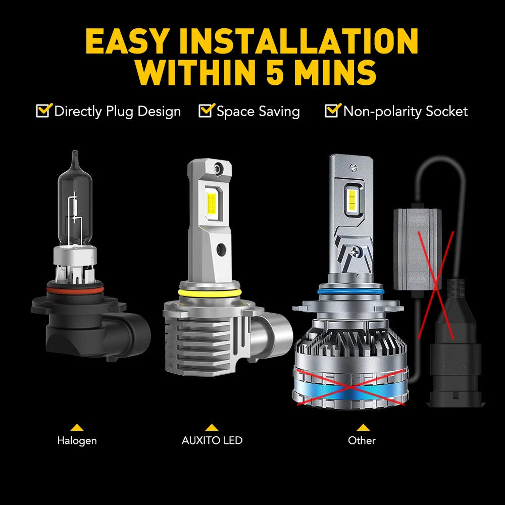 2X LED Headlight Bulbs Kit for [Make Model] (YYYY–YYYY)
