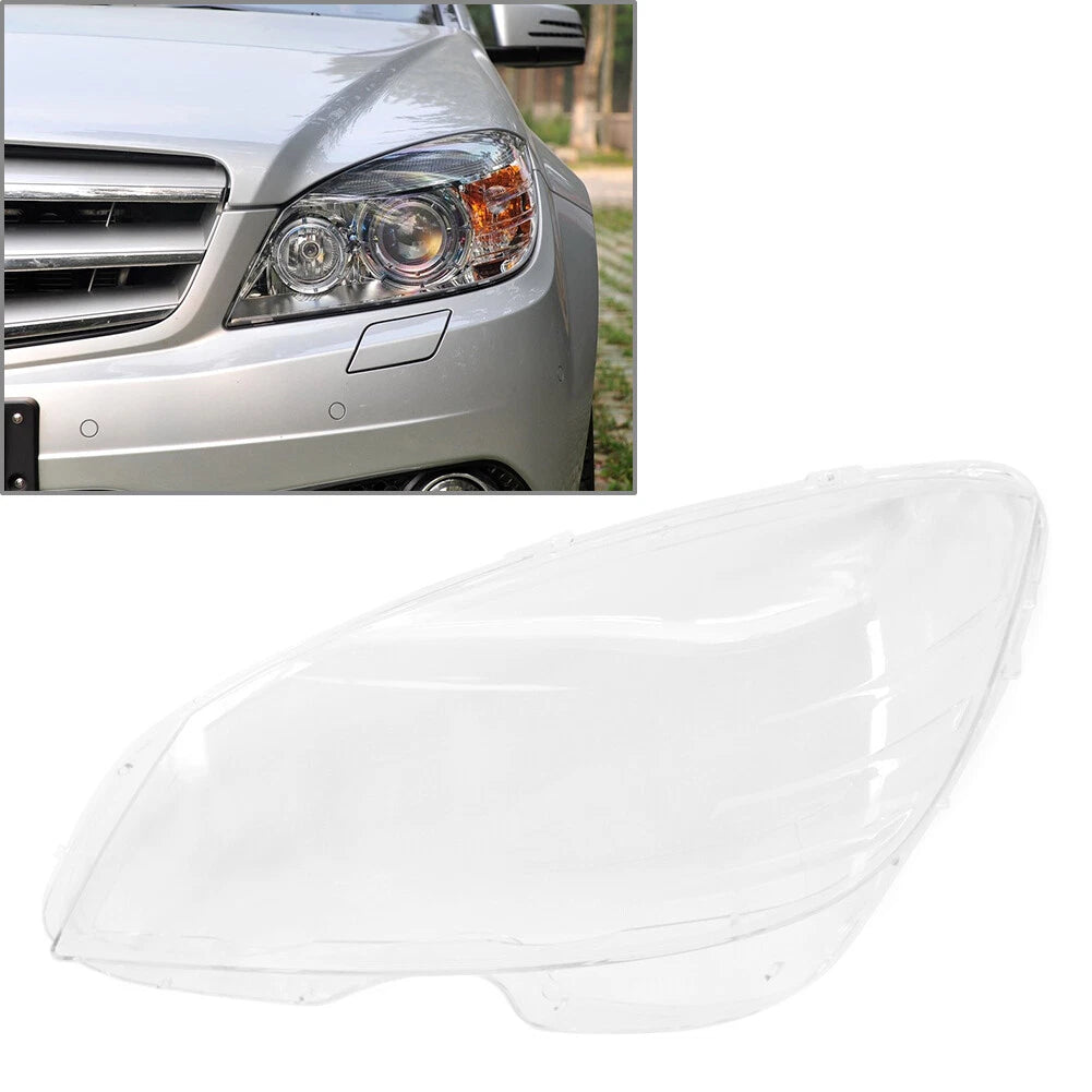 Headlight Lamp Lens Cover for Mercedes Benz C Class W204 (2008–2011) 2048208761