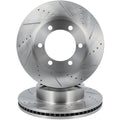 Front Drilled Slotted Brake Rotors for Toyota Sequoia Tundra (2000–2006)