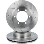 Front Drilled Slotted Brake Rotors for Toyota Sequoia Tundra (2000–2006)