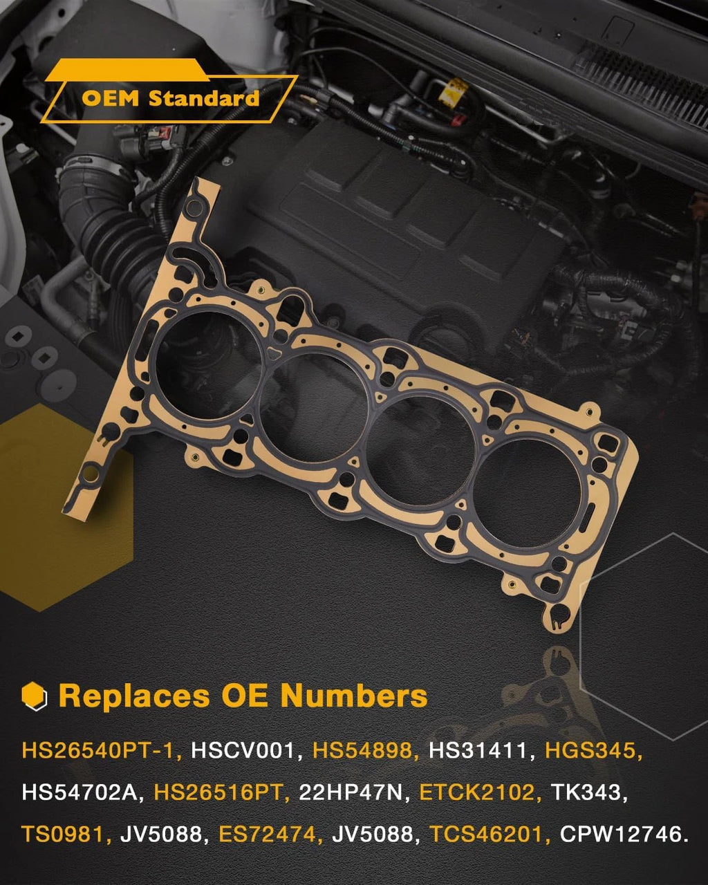Timing Chain Kit with Head Gaskets for Chevy Cruze Limited Sonic Trax Buick Encore (2016–2019)
