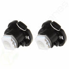 Set of 4 T4.7 Neo Wedge LED Blue 12mm 12V 5050 1SMD Light Bulbs