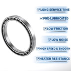 Deep Groove Ball Bearing 6819 for Scooter Skateboard Wheel (95x120x13mm)