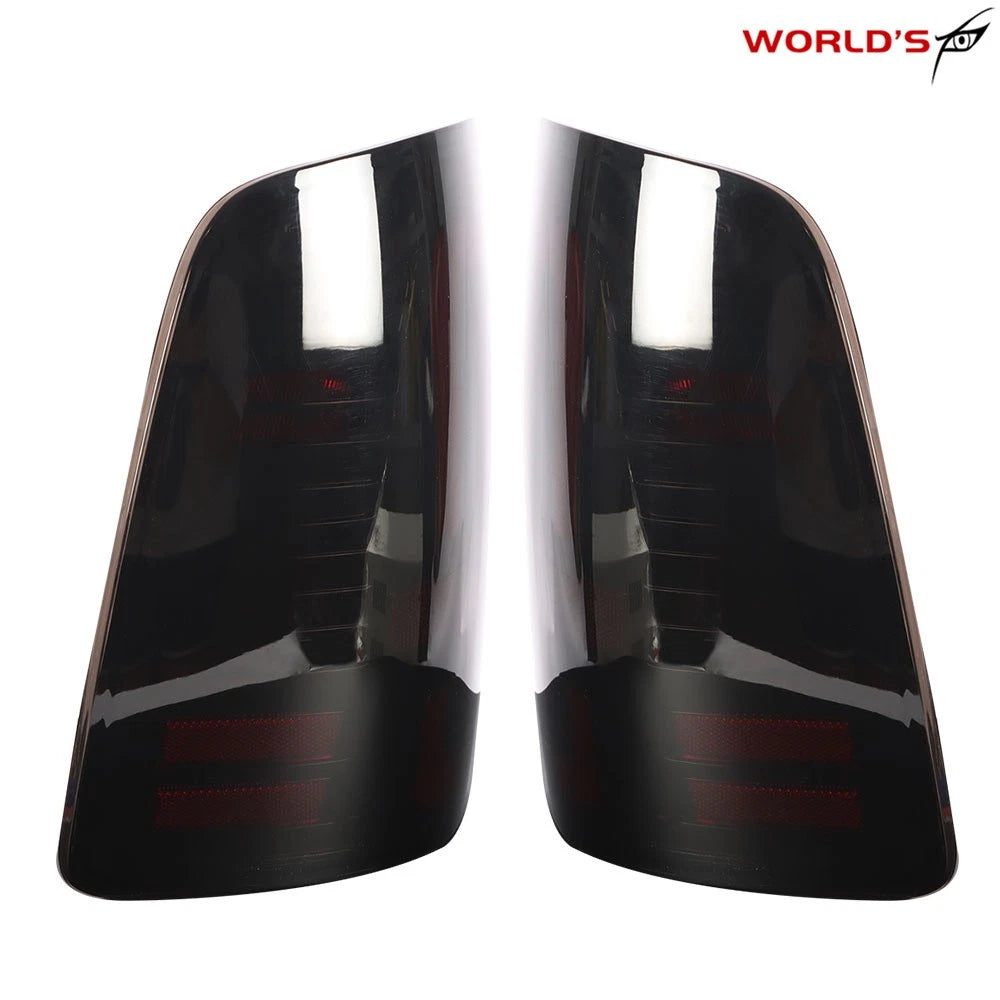 Set of 2 Halogen Tail Lights for Dodge Ram 1500 2500 3500 (2009–2018) Black Soot