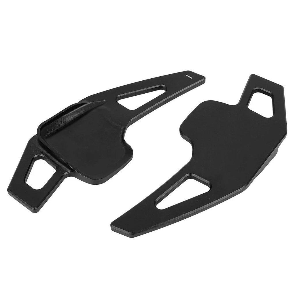 1 Pair Aluminum Alloy Black Steering Wheel Shift Paddle for BMW F22 F23 F30 (2012–2019)